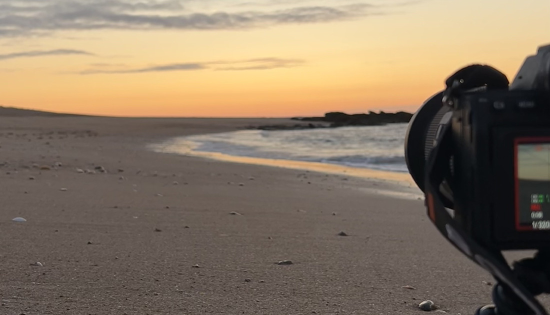 Shooting en Bord de Mer et Coucher de Soleil